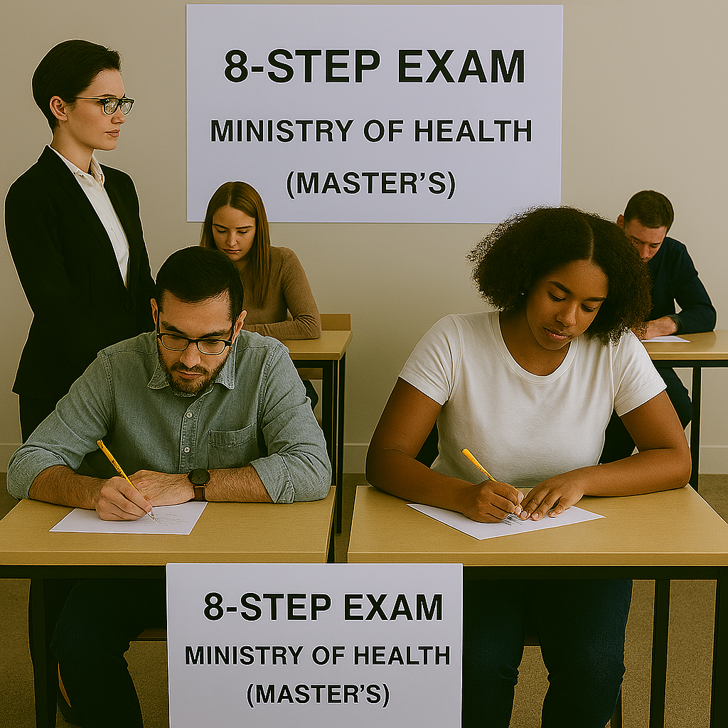 آزمون 8 مرحله ای وزارت بهداشت(دکتری)